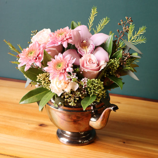 Floral Teapot - Fuller Flowers