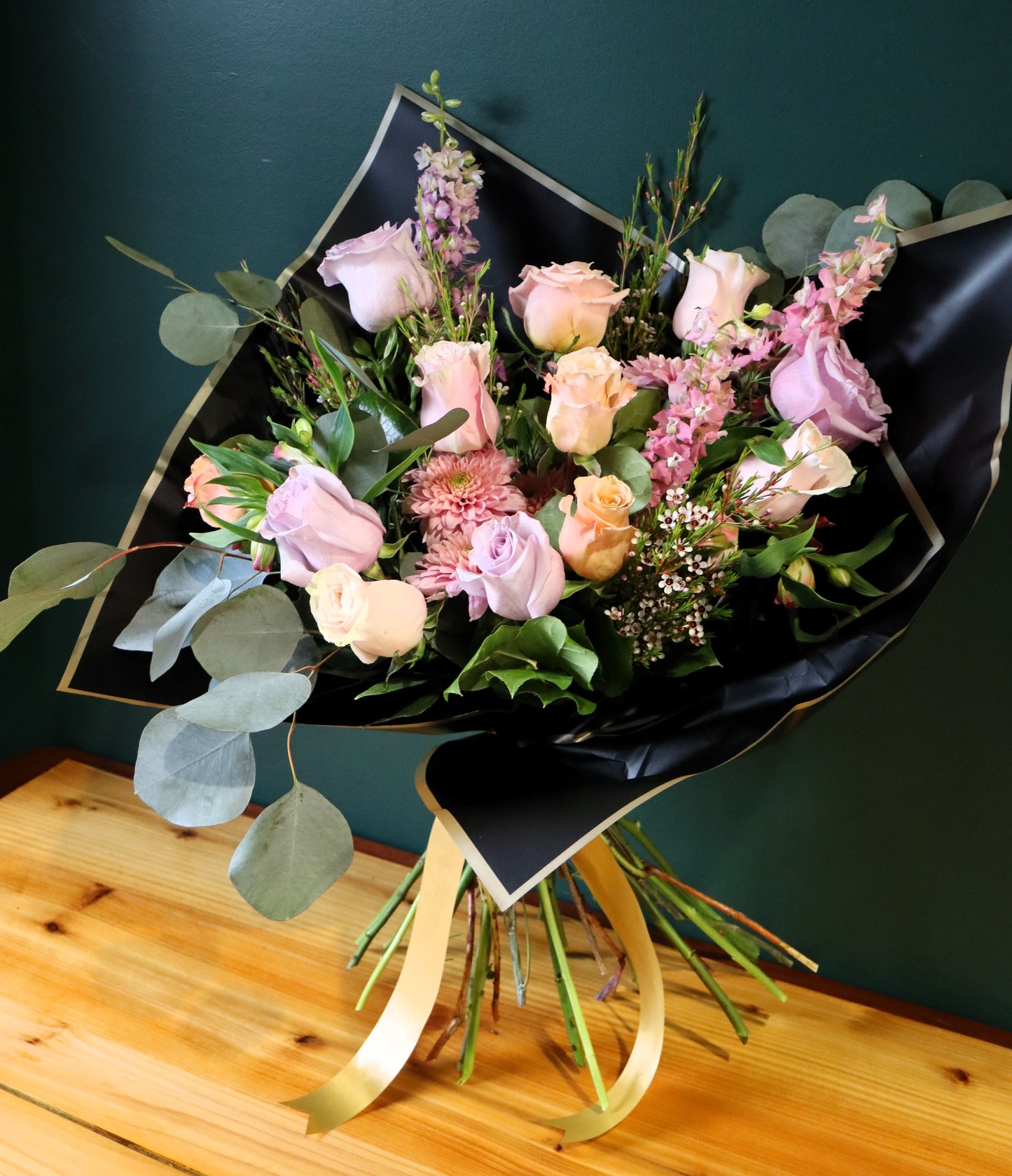Dreamy Pastels Rose Bouquet - Fuller Flowers