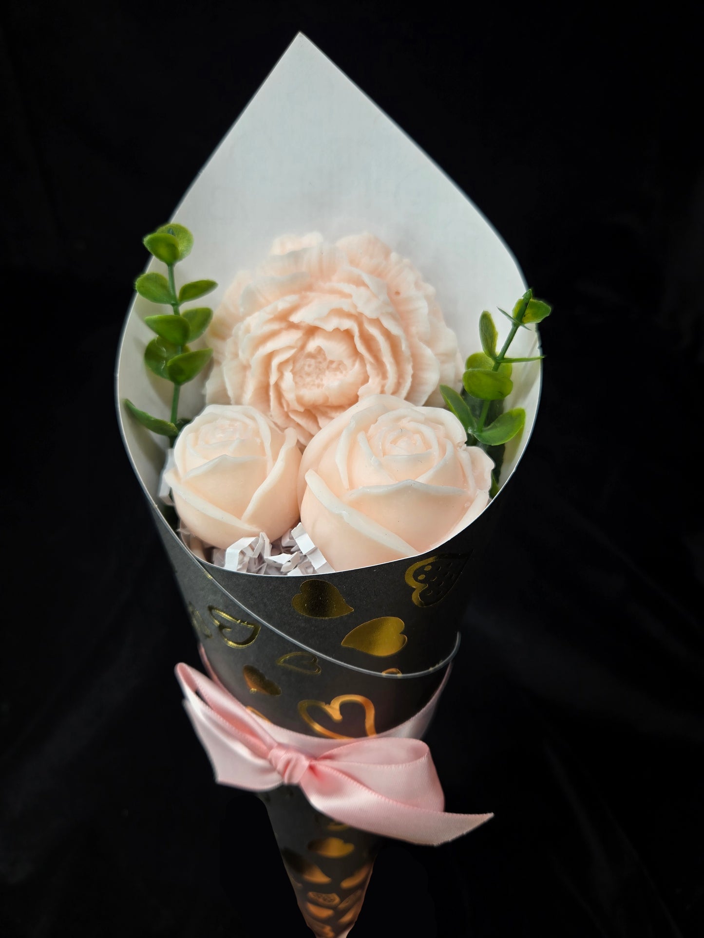 Gifted Pretty Handmade Soap Flower Bouquet - Fuller Flowers