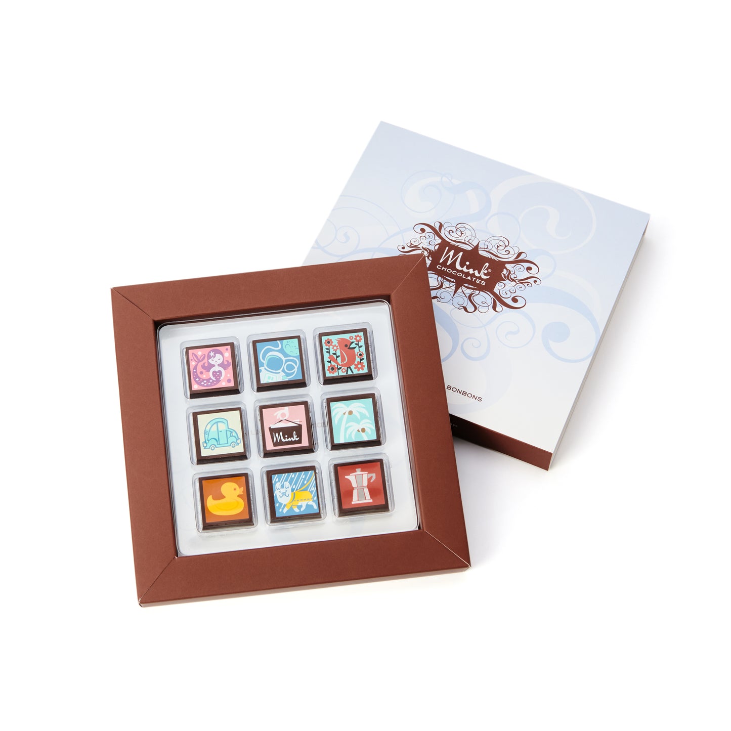 Mink Chocolate - Art Series Tile (9 Pc) - Fuller Flowers