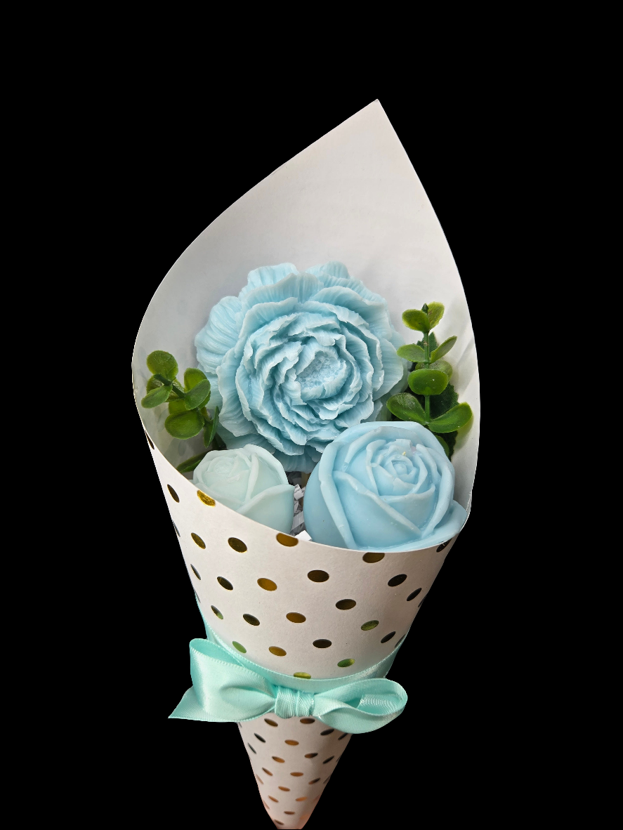 Gifted Pretty Handmade Soap Flower Bouquet - Fuller Flowers